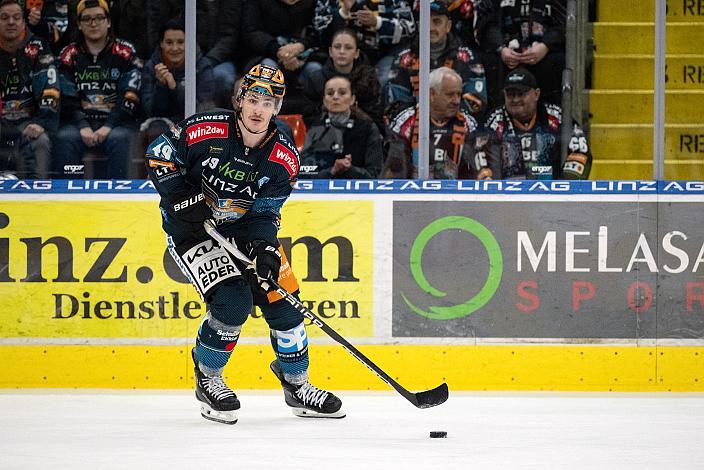 Graham Knott (Steinbach Black Wings Linz) Steinbach Black Wings Linz vs HC Pustertal Woelfe, ICE Eishockey Liga, Linz AG Eisarena