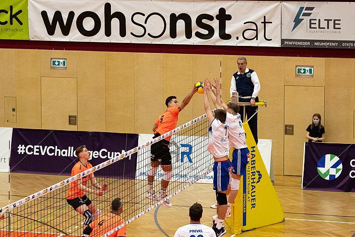 Jakub Czyzowski (VCA Amstetten Niederösterreich) Volleyball CEV Challenge Cup VCA Amstetten NÖ vs Lausanne UC (Schweiz)