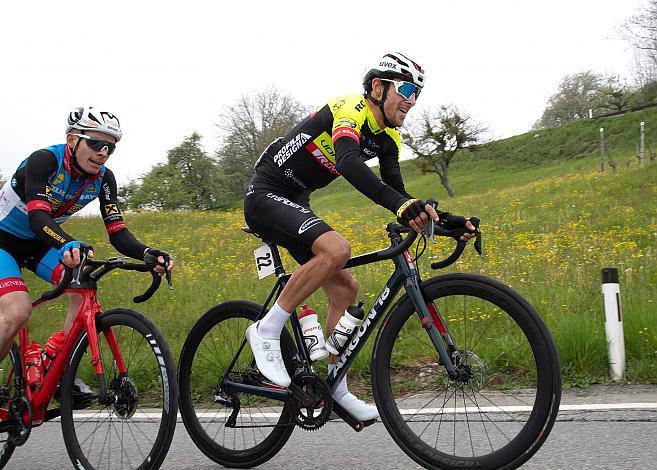 Daniel Lehner (AUT, Team Felbermayr Simplon Wels), Antoine Debons (SUI, Team Vorarlberg)  Herren Elite, U23, Radliga, GP Vorarlberg, Nenzing