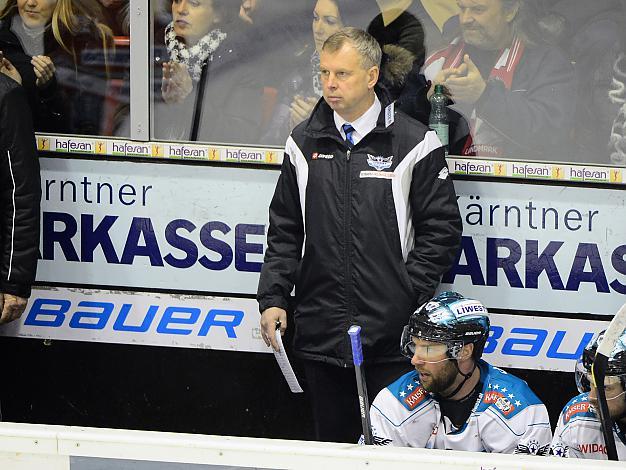 Robert Daum, Trainer (Liwest Black Wings Linz) und (EC KAC), EC KAC vs EHC Liwest Black Wings Linz, Spiel 6, Play-Offs, Semifinale