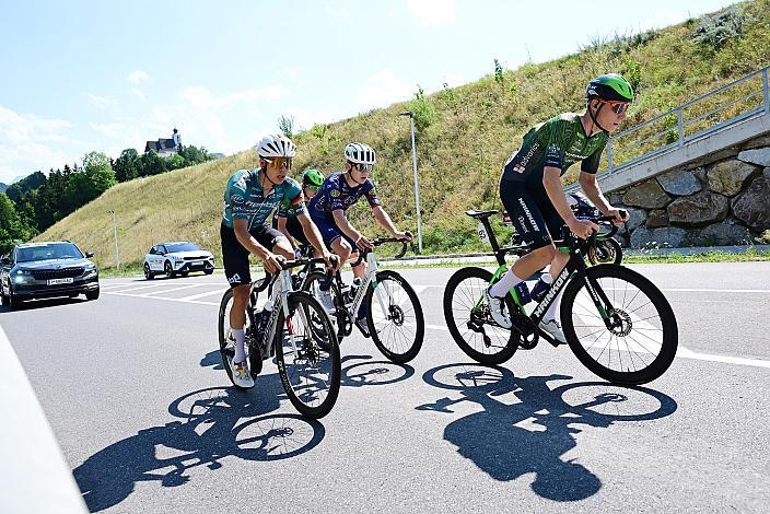 Valentin Poschacher (AUT, Hrinkow Advarics), Richard Riska (SVK, Hrinkow Advarics),  4. Etappe von Steyr nach Steyr, 170,5km, Tour of Austria