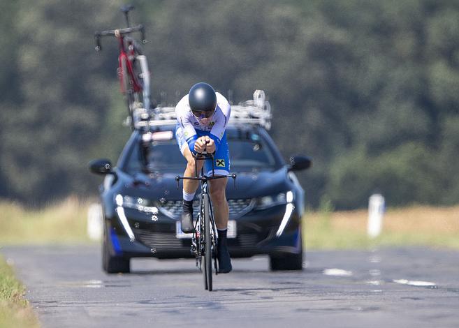 Johannes Hirschbichler (AUT, Union Raiffeisen Radteam Tirol), Platz 4. ZF Meisterschaft,  ÖSTM Einzelzeitfahren,  Lutzmannsburg, Österreichische Staatsmeisterschaft U23, Elite Damen und Herren