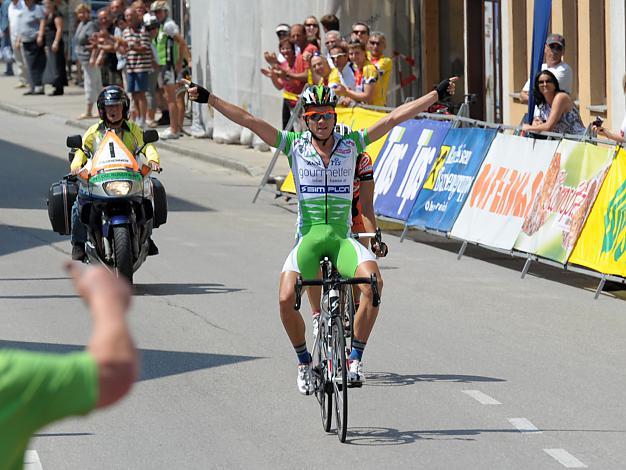 Riccardo Zoidl, RC Arboe Wels Gourmetfein, gewinnt in St. Georgen im Attergau, 3. Etappe, Altmuenster - St. Georgen im Attergau