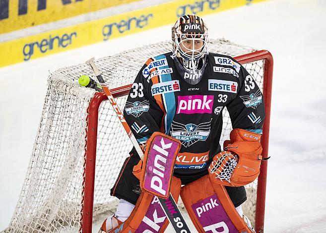 Tormann Jeff Glass (EHC Liwest Black Wings Linz), Eishockey,  EHC Liwest Black Wings Linz vs EC VSV