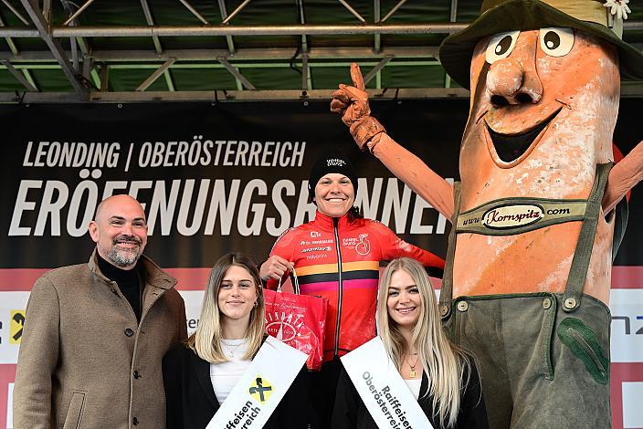 siegerin Corinna Lechner (GER, Wheel Divas Cycling), 63. Saison Eroeffnung Leonding Damen Elite, Road Cyling League Austria