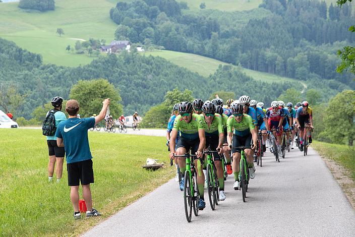 Michael Konczer (AUT, Hrinkow Advarics), Riccardo Verza (ITA, Hrinkow Advarics), Timon Loderer (GER, Hrinkow Advarics), 3. Etappe St.Florian/Asten  - Hinterstoder, Int. Raiffeisen Oberösterreich Rundfahrt UCI Kat. 2.2