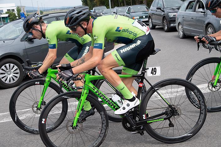 Timon Loderer (GER, Hrinkow Advarics), Jaka Primozic (SLO, Hrinkow Advarics)  Radsport, Herren Radliga, 60. Burgenland Rundfahrt