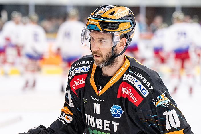 Marc-Andre Dorion (Steinbach Black Wings Linz) Steinbach Black Wings Linz vs HCB Südtirol Alperia, Viertelfinale, 6. Runde ICE Hockey League, Linz AG Eisarena 