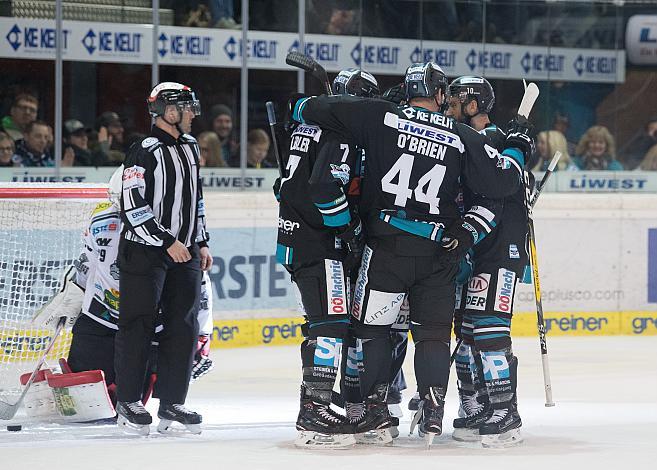 Linz jubelt EHC Liwest Black Wings Linz vs Dornbirn Bulldogs