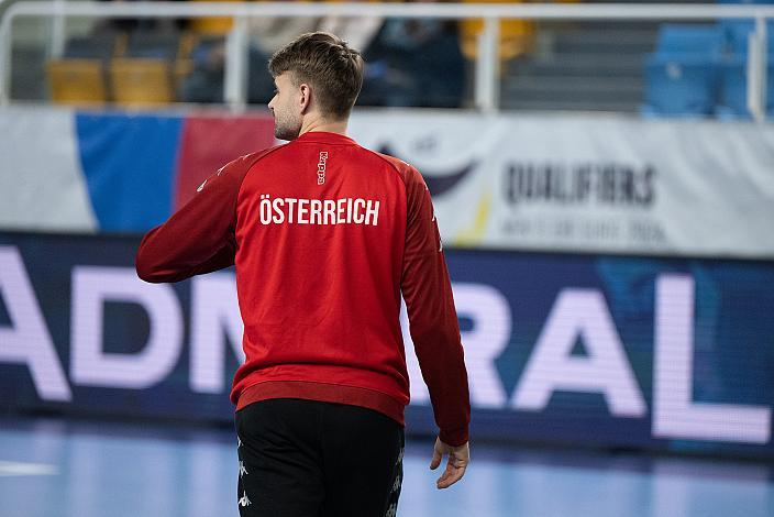 Tormann Florian Kaiper (AUT) Österreich vs Ukraine, Handball Europameisterschaft Qualifikation, Linz Kleinmünchen