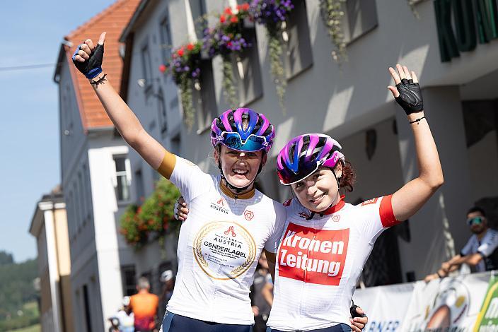 Amelie Cooper (GBR, Union Raiffeisen Radteam Tirol), Lisa Wiestner (AUT, Union Raiffeisen Radteam Tirol) Damen Elite, U23, Cycling League Austria Radliga, Mühlviertler Hügelwelt Classic Elite Damen, Königswiesen, OÖ