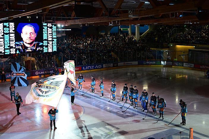 Saisonende in Linz, Spiel 2 Pre-Playoffs,  ICE, Steinbach Black Wings Linz vs EC iDM Wärmepumpen VSV, Linz AG Eisarena 
