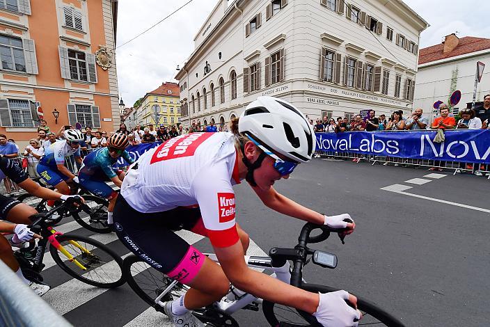 Führende Road Cycling League Amelie Cooper (GBR, Union Raiffeisen Radteam Tirol), Damen Elite, U23, Road Cycling League Austria, Altstadt Kriterium Graz Damen