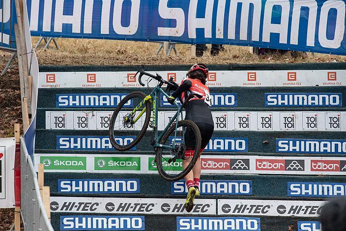 Nr.34 Nora Fischer (AUT)  Juniorinnen, UCI Cyclocross World Cup, Tabor CZ 
