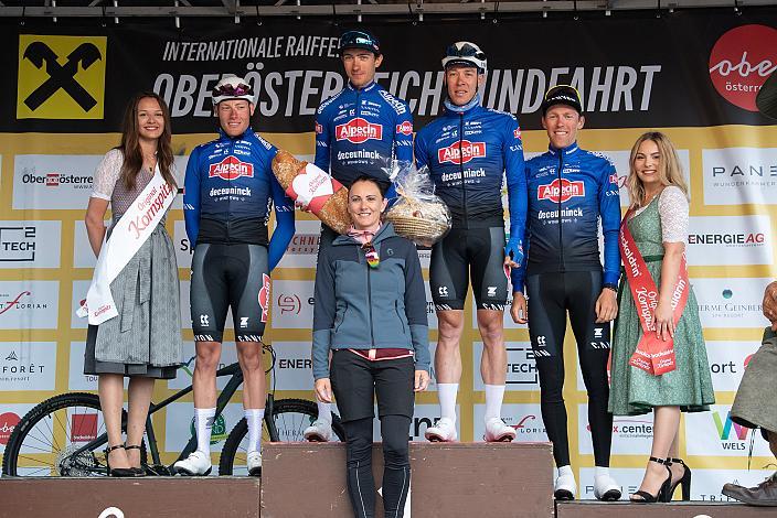 Beste Mannschaft das Team Alpecin-Deceuninck Development Team (BEL)3. Etappe St.Florian/Asten  - Hinterstoder, Int. Raiffeisen Oberösterreich Rundfahrt UCI Kat. 2.2