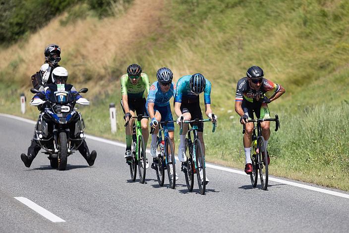 Jonas Rapp (GER, Hrinkow Advarics) in einer Ausreissergruppe 72. Tour of Austria, 2. Etappe St.Anton am Arlberg -  Innsbruck