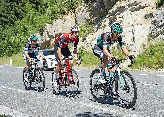 v.l. Gregor MÃ¼hlberger (AUT, Bora - Hansgrohe), Michael Gogl (AUT, Trek - Segafredo), Patrick Konrad (AUT, Bora - Hansgrohe)Herren Elite Rad Strassen Staatsmeisterschaft, Mondsee