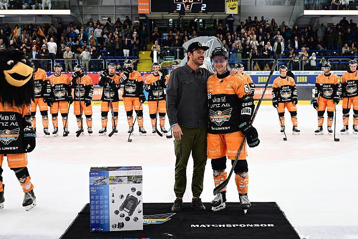 Spieler des Abends Stefan Gaffal (Steinbach Black Wings Linz), 7. Runde ICE, Steinbach Black Wings Linz vs Moser Medical Graz 99ers, Linz AG Eisarena
