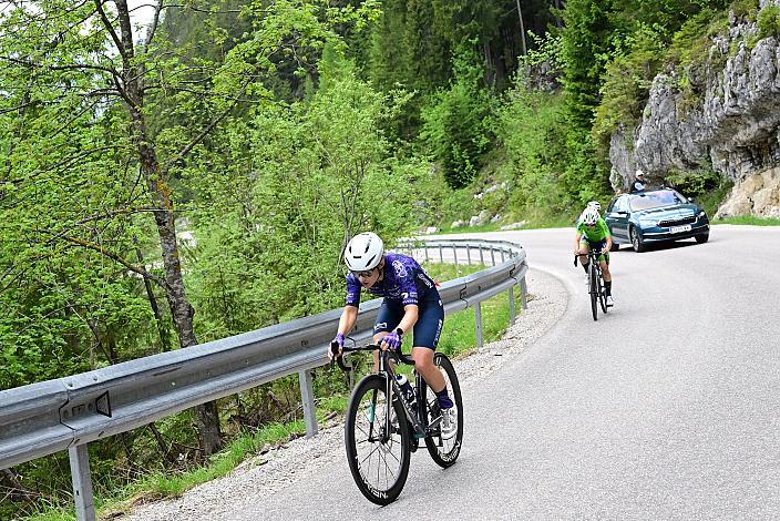 Podest Gesamt 2. Platz Rahel Aschwanden (SUI, Spar CTO Woman), Siegerin Lea Fuchs (SUI, Spar CTO Woman), 3. Platz  Monaliza Chneslasie (ERI, Canyon Sram), Ybbsitz - Hochkar, Sportland NÖ women tour