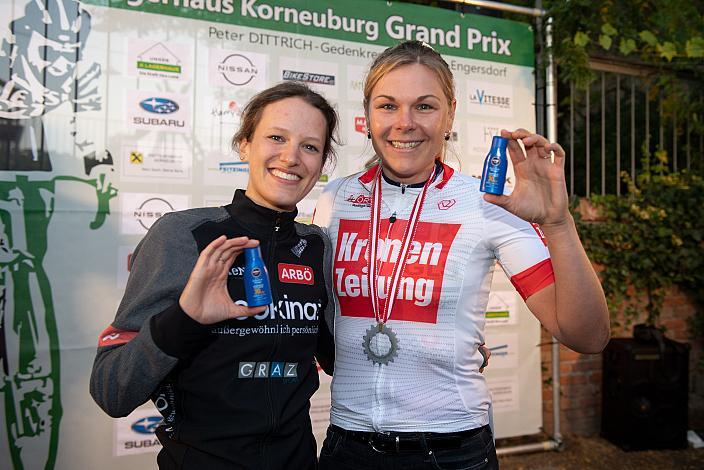 Gabriela Erharter (AUT, Union Raiffeisen Radteam Tirol), Sarah Bärnthaler (AUT, Team Cookina ARBÖ ASKÖ Graz RLM Stmk)  30. Peter Dittrich Gedenkrennen - Lagerhaus Korneuburg Grand Prix ÖRV RadLiga  Klein-Engersdorf, Damen 