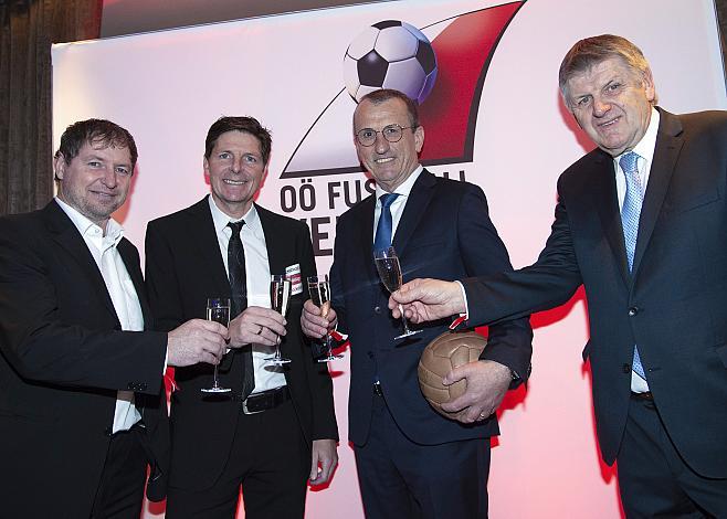 v.l. Trainer Oliver Glasner (LASK), PrÃ¤sident Siegmund Gruber (LASK)