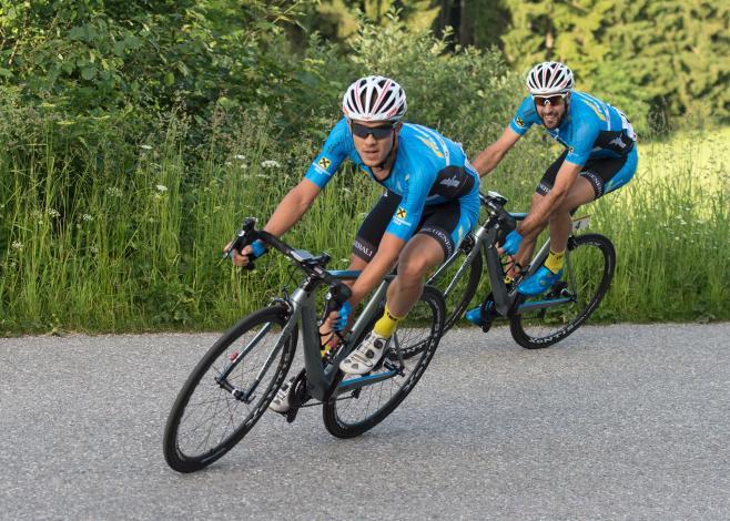 Riccardo Zoidl (AUT, Team Felbermayr Simplon Wels), Markus Eibegger (AUT, Team Felbermayr Simplon Wels) 