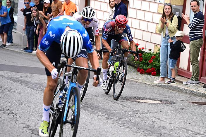 Gregor Mühlberger (AUT, Movistar Team), Felix Grossschartner (AUT, Bora - Hansgrohe), Riccardo Zoidl (AUT, Team Felt - Felbermayr), ÖM Staatsmeisterschaft, Strassenrennen, Königswiesen OÖ