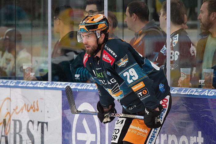 Martin Stajnoch (Steinbach Black Wings) Steinbach Black Wings Linz vs HC Pustertal Woelfe, 4. Runde ICE Eishockey Liga, Linz AG Eisarena