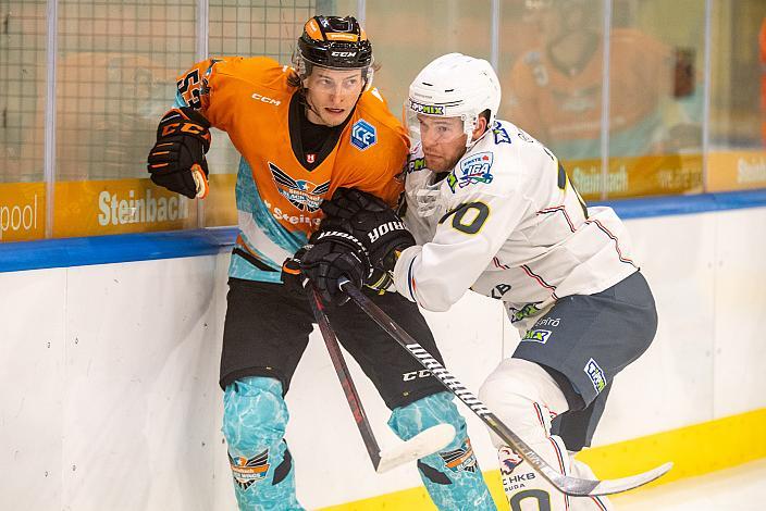 David Maier (Steinbach Black Wings Linz), Zsombor Garat (MAC Budapest)  Steinbach Black Wings Linz  vs MAC Budapest