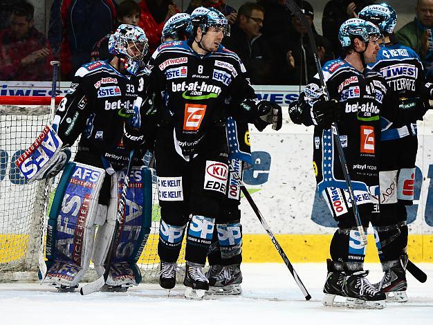 Linz jubelt, EHC Liwest Black Wings Linz vs SAPA Fehervar AV19