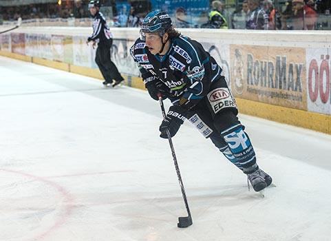 Brian Lebler, Linz EHC Liwest Black Wings Linz vs Dornbirner EC