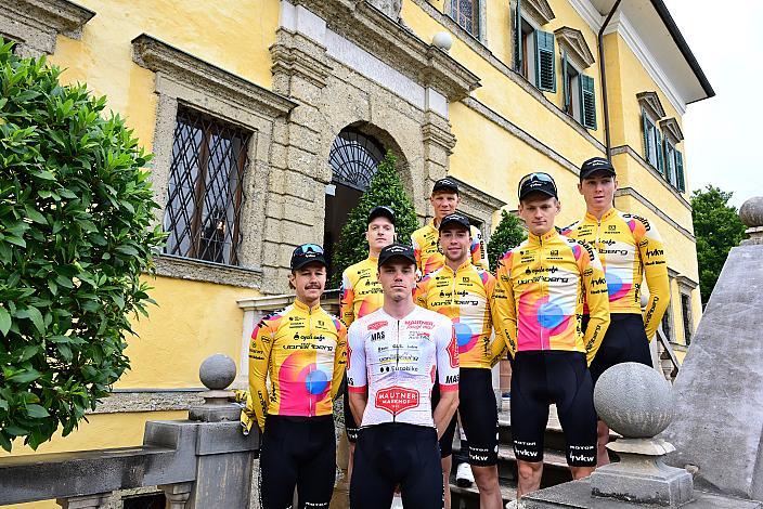Team Vorarlberg mit Jannis Peter (GER, Team Vorarlberg), Alexander Konychev (ITA, Team Vorarlberg), Emanuel Zangerle (AUT, Team Vorarlberg), Pirmin Benz (GER, Team Vorarlberg), Colin Chris Stüssi (SUI, Team Vorarlberg), Kilian Feurstein (AUT, Team Vorarlberg), Daniel Geismayr (AUT, Team Vorarlberg),  3. Etappe, Tour of Austria