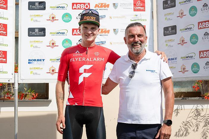 Gesamtsieger 2024 Jaka Primozic (SLO, Hrinkow Advarics) Führender der Road Cycling League,  Ranshofen, OÖ