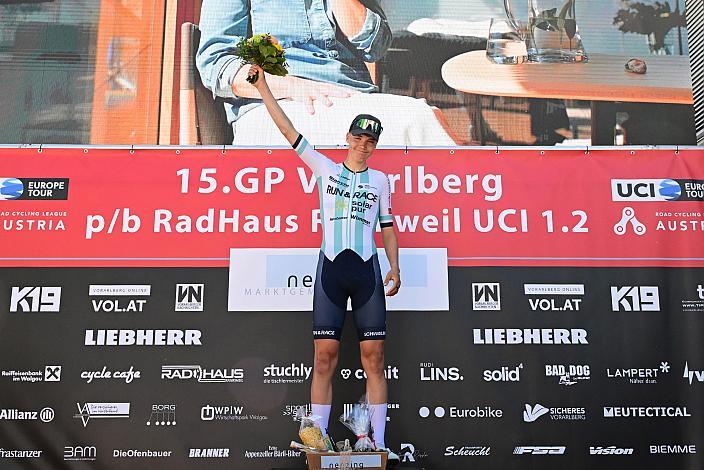 Aktivster Fahrer Luis Straßer, (GER, RUN&RACE-Solarpur) Herren Elite, U23, Road Cycling League Austria, 15. GP Vorarlberg