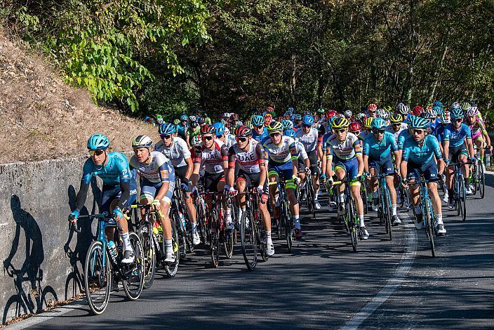Das Peloton in der Steigung Salita la Rosina, Veneto Classic, UCI 1.1
