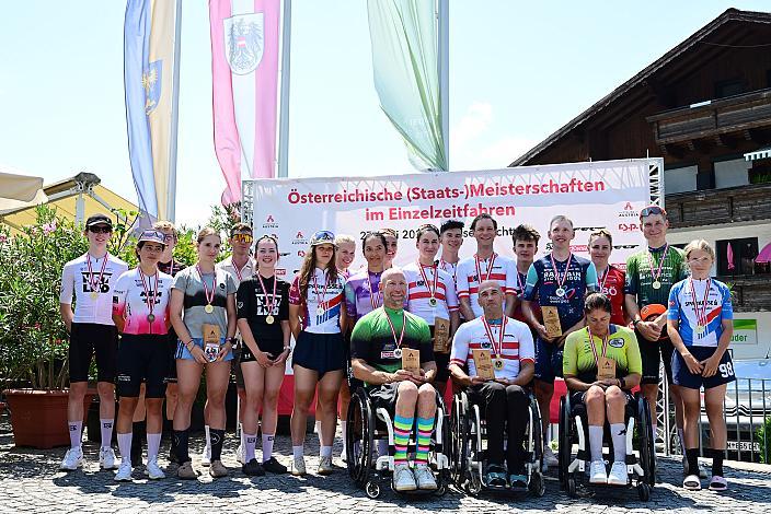 Medaillengewinner Österreich Staatsmeisterschaft, Einzel - Zeitfahren, ÖSTM EZF Weißenbachtal - OÖ