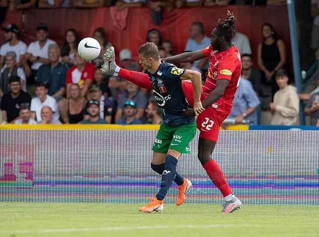 Alexander Fröschl (WSC HOGO Hertha), Oumar Salet Bomawoko (FC Red Bull Salzburg)