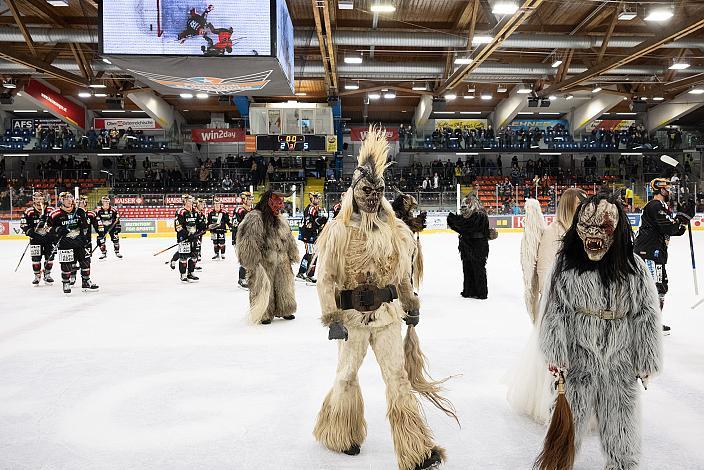 Perchten aus Linz bei den Steinbach Black Wings Linz vs Moser Medical Graz 99ers, 24. Runde, ICE Hockey League, Steinbach Black Wings Linz, Linz AG Eisarena 