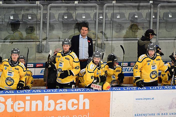 Head Coach Tomek Valtonen (HC Pustertal Wölfe), Steinbach Black Wings Linz vs HC Pustertal Woelfe, ICE Eishockey Liga, Linz AG Eisarena