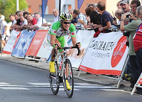 Der beste Oesterreicher im Ziel, Riccardo Zoidl, Team Arboe Wels Gourmetfein