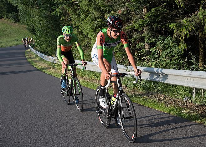 Simone Sterbini (ITA, Bardiani CSF), Jonas Rapp (GER, Hrinkow Advarics Cycleang), 1. Etappe Linz - Pelmberg