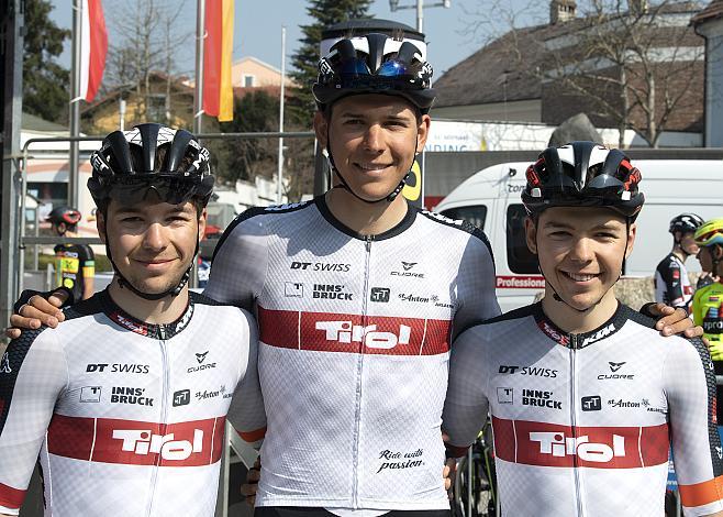 Florian Gamper (AUT, Tirol KTM Cycling Team), Patrick Gamper (AUT, Tirol KTM Cycling Team), Mario Gamper (AUT, Tirol KTM Cycling Team) 59. Rad SaisonerÃ¶ffnungsrennen Leonding, Rad Bundesliga 2019