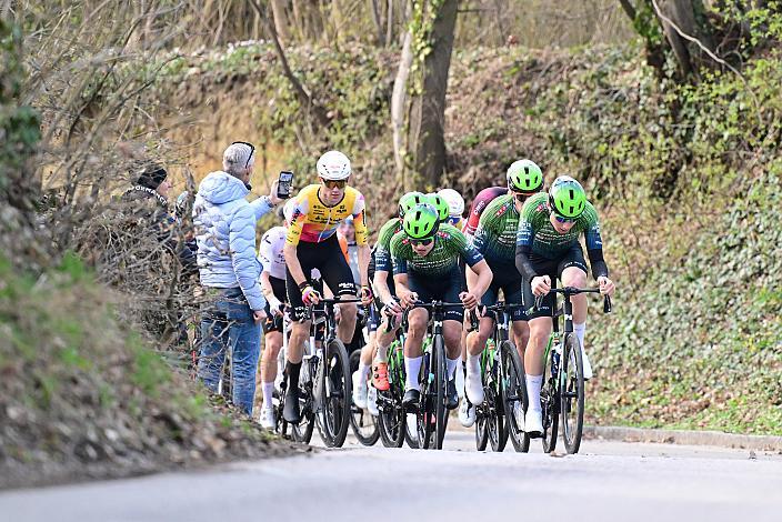v.l. Ayden Jordan (AUT, Hrinkow Advarics), Valentin Poschacher (AUT, Hrinkow Advarics) 65. Rad Saison Eroeffnungsrennen Leonding
