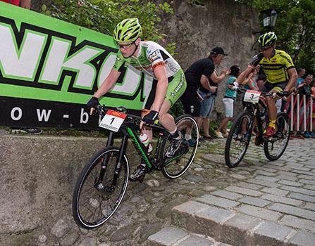 Dominik Hrinkow (AUT, Hrinkow Advarics Cycleang Team) gewinnt in Steyr