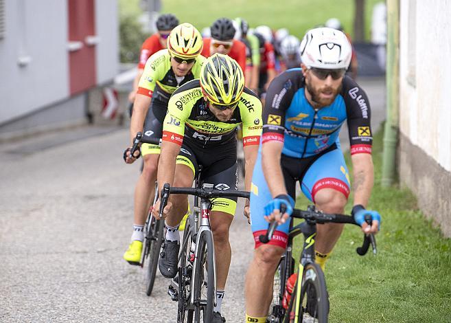 Daniel Federspiel (AUT, Team Vorarlberg Santic), Maximilian Kuen (AUT, Team Vorarlberg), Filippo Fortin (ITA, Team Felbermayr Simplon Wels), Heurigen Grand Prix Klein-Engersdorf,  U23, Elite Damen und Herren