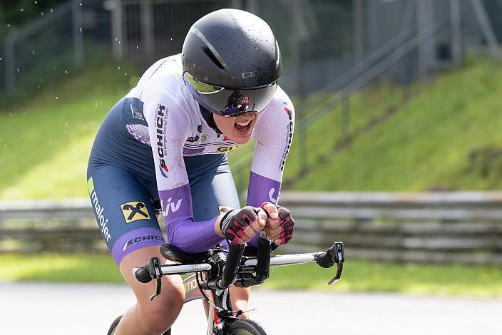 Amelie Cooper (GBR, Union Raiffeisen Radteam Tirol) MYGYM Race am Salzburg Ring, Zeitfahren, Road Cycling League Austria, Cycling Austria, Damen Elite,