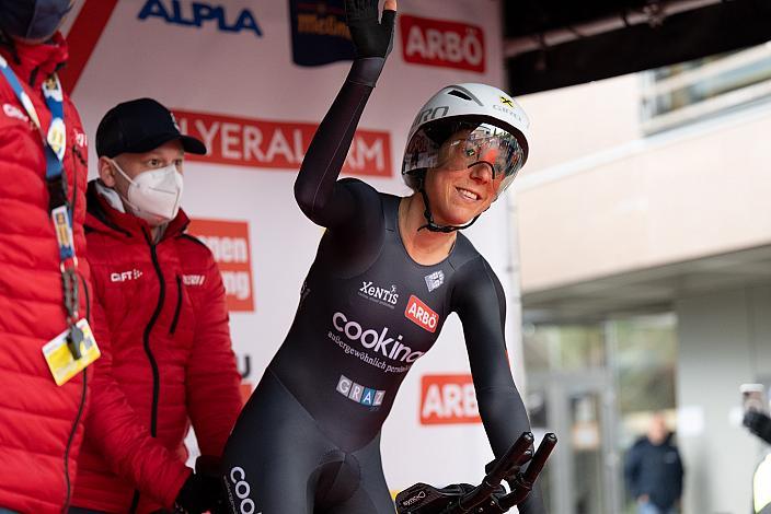 Anna Kiesenhofer (AUT, Team Cookina ARBÖ ASKÖ Graz RLM Stmk) Damen Elite, U23, Radliga, Einzelzeitfahren Stephanshart, Niederösterreich