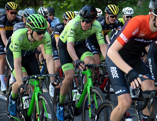 Luka Pajek (SLO, Hrinkow Advarics Cycleang Team), Timon Loderer (GER, Hrinkow Advarics Cycleang)  3. Etappe Traun - Hinterstoder, Int. Raiffeisen Oberösterreich Rundfahrt UCI Kat. 2.2