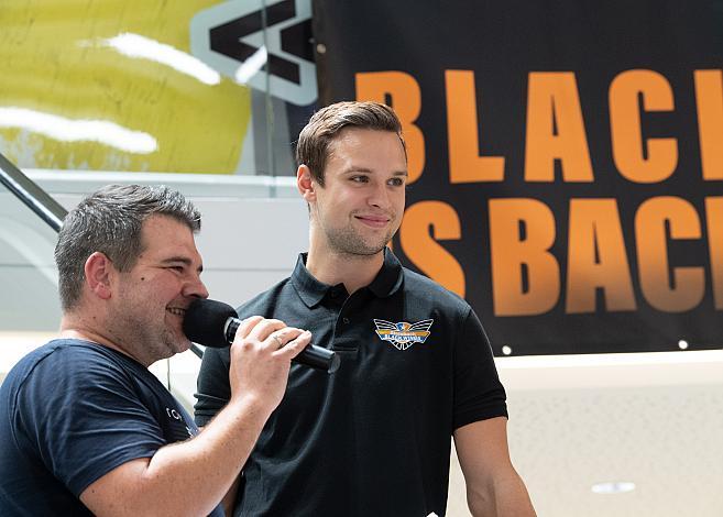 Stefan Freunschlag (Steinbach Black Wings Linz) Steinbach Black Wings Linz Black is Back, Spielerpräsentation  