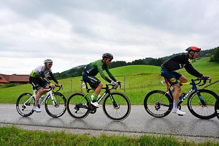 Giacomo Ballabio (ITA, Hrinkow Advarics), Paul Verbnjak (AUT, LIDL-TREK Future Racing), 3. Etappe Salzburg - Gaisberg,  Tour of Austria